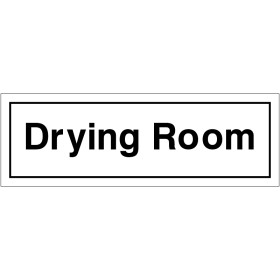 Drying Room Door Sign Drying Room Door Sign