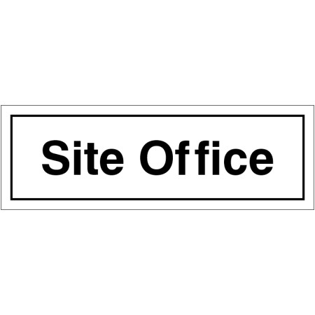 Site Office Door Sign