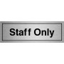 Staff Only Door Sign