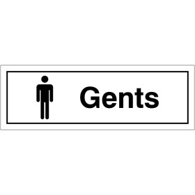 Gents Toilet Door Sign Gents Toilet Door Sign