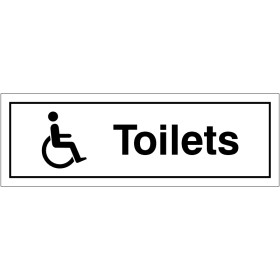 Disabled Toilets Door Sign Disabled Toilets Door Sign