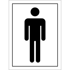 Male Toilet Symbol Door Sign Male Toilet Symbol Door Sign