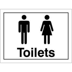 Unisex Symbol Toilet Door Sign Unisex Symbol Toilet Door Sign