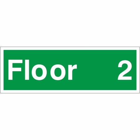 Floor 2 - Floor Level Identification Sign