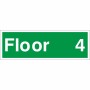 Floor 4 - Floor Level Identification Sign