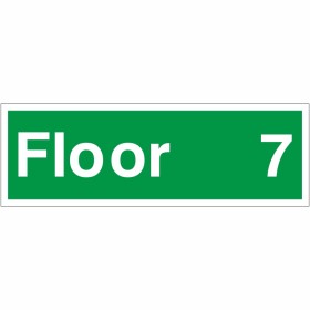 Floor 7 - Floor Level Identification Sign Floor 7 - Floor Level Identification Sign