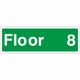 Floor 8 - Floor Level Identification Sign Floor 8 - Floor Level Identification Sign