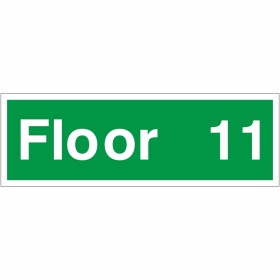 Floor 11 - Floor Level Identification Sign Floor 11 - Floor Level Identification Sign