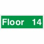 Floor 14 - Floor Level Identification Sign