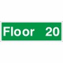 Floor 20 - Floor Level Identification Sign