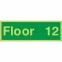 Floor 12 - Floor Level Identification Sign