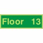 Floor 13 - Floor Level Identification Sign