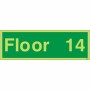 Floor 14 - Floor Level Identification Sign