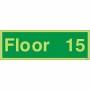 Floor 15 - Floor Level Identification Sign