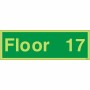 Floor 17 - Floor Level Identification Sign