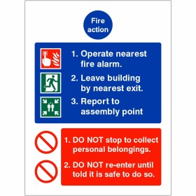 Operate Nearest Fire Alarm Sign Operate Nearest Fire Alarm Sign