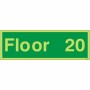 Floor 20 - Floor Level Identification Sign