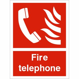 Fire Telephone Sign Fire Telephone Sign