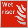 Wet Riser Sign - 200mm x 200mm | Rainbow Safety