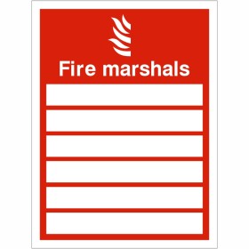 Fire Marshall Sign Fire Marshall Sign