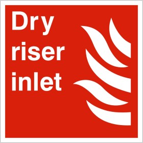 Dry Riser Inlet Sign Dry Riser Inlet Sign