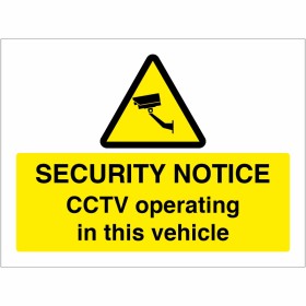 CCTV Security Notice Sign CCTV Security Notice Sign