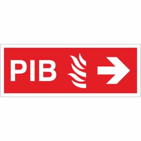 Premises Information Box (PIB) Arrow Right Sign Premises Information Box (PIB) Arrow Right Sign