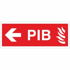 Premises Information Box (PIB) Arrow Left Sign Premises Information Box (PIB) Arrow Left Sign