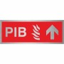 Premises Information Box (PIB) Arrow Up Sign