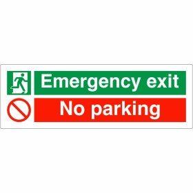 Emergency Exit No Parking Sign Emergency Exit No Parking Sign