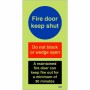 Fire Door Keep Shut - A Maintained Fire Door Sign