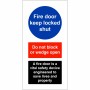 Fire Door Keep Locked Shut - A Fire Door Is Vital Sign