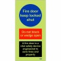 Fire Door Keep Locked Shut - A Fire Door Is Vital Sign