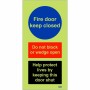 Fire Door Keep Closed - Help Protect Lives Sign