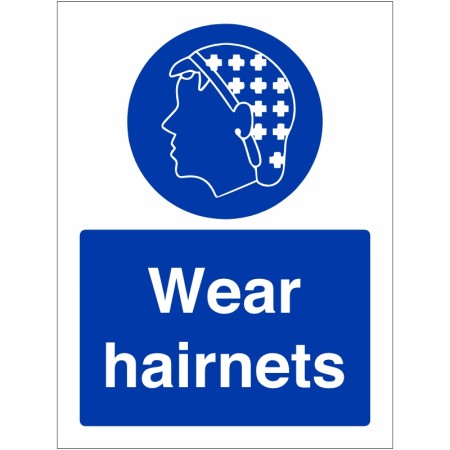 Wear Hairnets Sign