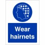 Wear Hairnets Sign