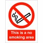 This Is A No Smoking Area Sign