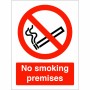 No Smoking Premises Sign