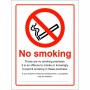 No Smoking These Are No Smoking Premises Sign