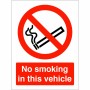 No Smoking In This Vehicle Sign
