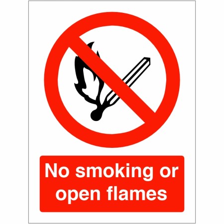 No Smoking In This Area Sign