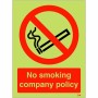 No Smoking Company Policy Sign