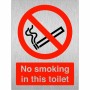 No Smoking In This Toilet Sign