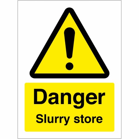 Danger Slurry Store Sign