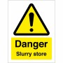 Danger Slurry Store Sign