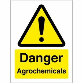 Danger Agrochemicals Sign