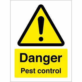 Danger Pest Control Sign