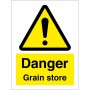 Danger Grain Store Sign