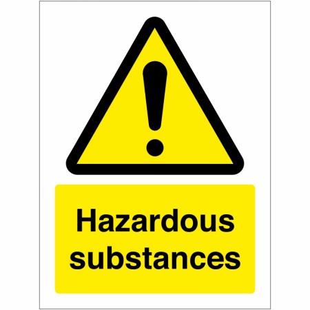 Hazardous Substances Sign