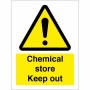 Chemical Store Keep Out Sign